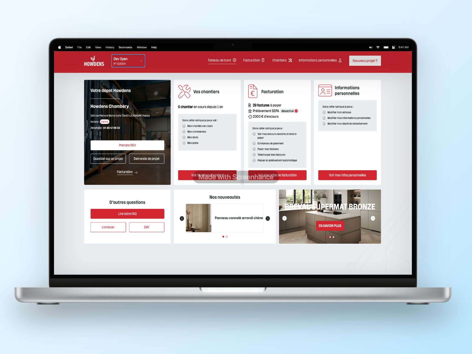 Espace Professionnel Howdens